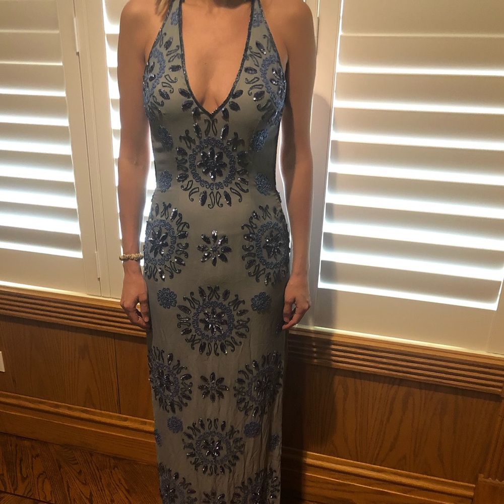 Stunning Low-back Beaded Dress